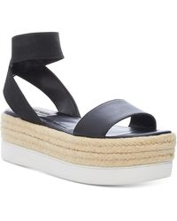 Steve Madden - Kylee Faux Leather Ankle Strap Espadrilles - Lyst
