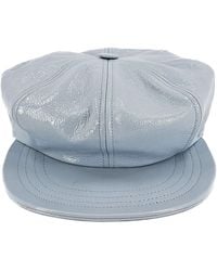 Madison Maison - Patent Leather Motorcycle Hat - Lyst