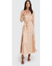 Belle & Bloom - Lover To Lover Maxi Shirt Dress - Lyst