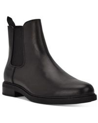 Calvin Klein - Fenwick Boots Leather Ankle Pull On Chelsea Zpo3802 - Lyst