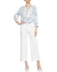 NYDJ - Solid Cotton Ankle Pants - Lyst