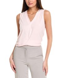 Jones New York - Pleat Front Shell - Lyst