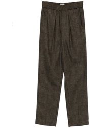 Isabel Marant - Pinstripe Elastic-Waist Tailored Trousers - Lyst