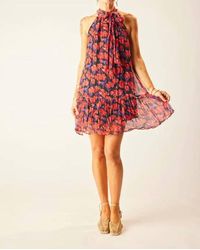 Natalie Martin - Chiffon Print Indiana Mini Dress - Lyst