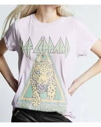 Recycled Karma - Def Leopard Tee - Lyst
