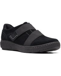 Clarks - Caroline Holly Suede Lifestyle Casual And Fashion Sneakers - Lyst