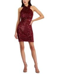 Rachel Roy - Velvet Sequined Sheath Dress - Lyst