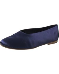 Vince - Solid Satin Ballet Flats - Lyst