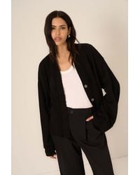 Project Social T - Romy Button Front Cardi - Lyst