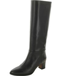 Polo Ralph Lauren - Faux Leather Pull On Knee-high Boots - Lyst