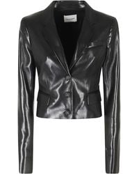 ANDAMANE - Zefira Crop Length Single-Breasted Polyester Blazer - Lyst