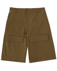 MSGM - Cotton Shorts - Lyst