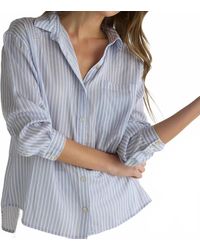 Bella Dahl - Oversized Split Back Button Down Shirt - Lyst