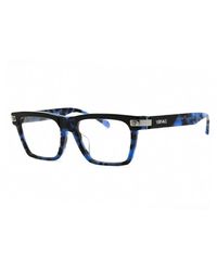 Versace - Eyeglasses Rectangle Full Rim, Top Havana Frame And Clear Demo Lenses Lens Ve3354F5460 - Lyst