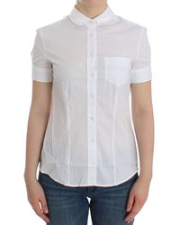 John Galliano - Cotton Shirt White Sig12559 - Lyst