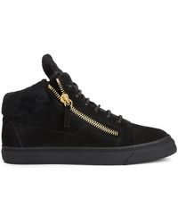 Giuseppe Zanotti - Kriss Suede Mid-top Sneakers - Lyst