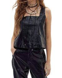 Lanhtropy - Mei Metallic Linen Top - Lyst