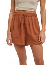 Wishlist - Crinkled Shorts With Pockets - Lyst