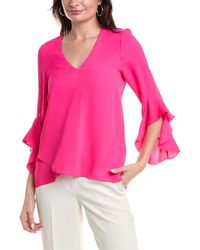 Vince Camuto - Flutter Sleeve Tunic - Lyst