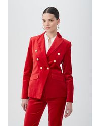 Trina Turk - Midlands Velveteen Blazer Jacket - Lyst