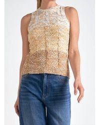 Elan - Sleeveless Ombre Sweater Tank - Lyst