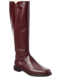 Stuart Weitzman - Leather Knee-High Riding Boot - Lyst