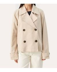 Part Two - Sifs Short Trench Jacket - Lyst