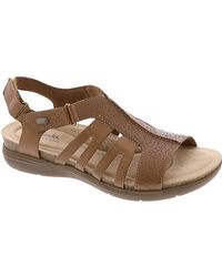 Clarks - April Belle Leather Casual Strappy Sandals - Lyst