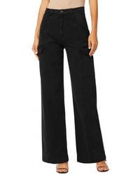 Hudson Jeans - High-Rise Wide Leg Cargo Pant - Lyst