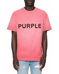 Purple Brand - Wordmark Textured Short Sleeve Tee - Lyst