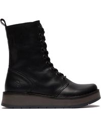 Fly London - Rami043 Casual Leather Lace-Up Ankle Dress Boots - Lyst