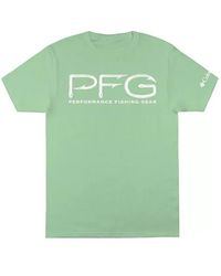 Columbia - Pfg Hooks T-Shirt Light Graphic Short Sleeve Fts882 - Lyst