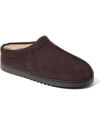 Dearfoams - Dean Genuine Suede Clog House Shoe Slipper - Lyst