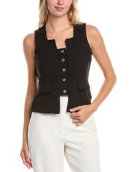 Gracia - Button Vest - Lyst