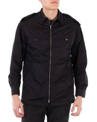 Ferragamo - Ferragamo Logo Patch Polyester Windbreaker, Brand Size 48 (Us Size 38) - Lyst