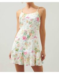 Sugarlips - The Sommerset Floral Eyelet Mini Dress - Lyst