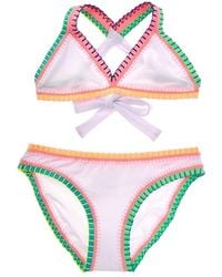 PQ Swim - Embroidered 2Pc Bikini Set - Lyst