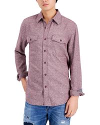 Sun & Stone - Cotton Collared Button-down Shirt - Lyst