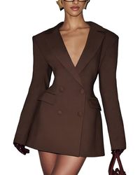 Monique Lagarde - Solid Mini Dress - Lyst
