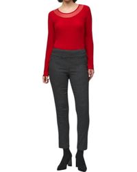 Joseph Ribkoff - Jacquard Abstract Print Pull-On Pants - Lyst