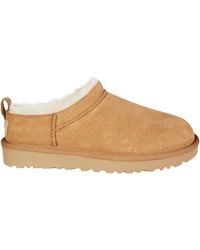 UGG - Classic Micro Suede Slip-On Shoes - Lyst