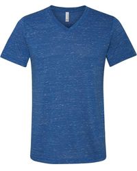 Bella Canvas - Textured Jersey V-Neck Tee - Lyst