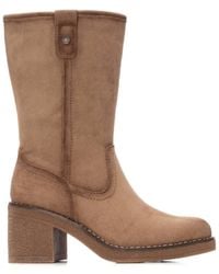 Xti - Suede Heeled Booties Refresh Collection By - Lyst