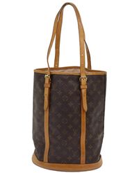 Louis Vuitton - Bucket Gm Canvas Shoulder Bag (pre-owned) - Lyst