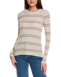 Splendid - Rib Stripe Cashmere-Blend Sweater - Lyst
