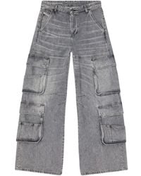 DIESEL - D-Sire 1996' Cargo Jeans - Lyst