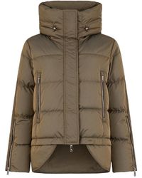 Moorer - Ecateamc High Collar Cropped Down Jacket - Lyst
