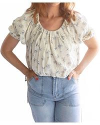 GRADE & GATHER - In The Garden Floral Top - Lyst