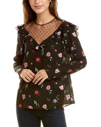 RED Valentino Top in Black | Lyst