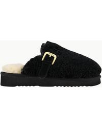 Mou - Curly Sheepskin Eskimo Slippers - Lyst